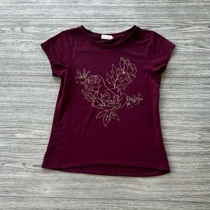 Joyfolie Girls Size 14 Maroon T-shirt